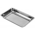 PLATEAU INOX 28 x 18 x 3