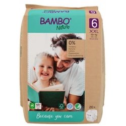COUCHES BAMBO T6 16 KG + / 20