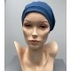 BONNET BASIC COTON BLEU PETROLE