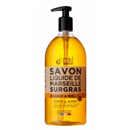 MKL SAVON DE MARSEILLE LIQUIDE ORANGE- MIEL 1L