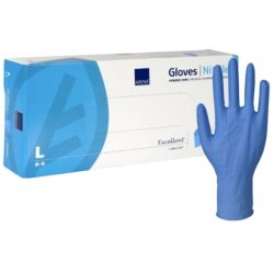 GANTS NITRILE NON POUDRES TAILLE L / 100