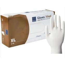 GANTS VINYLE NON POUDRES TAILLE XL / 100