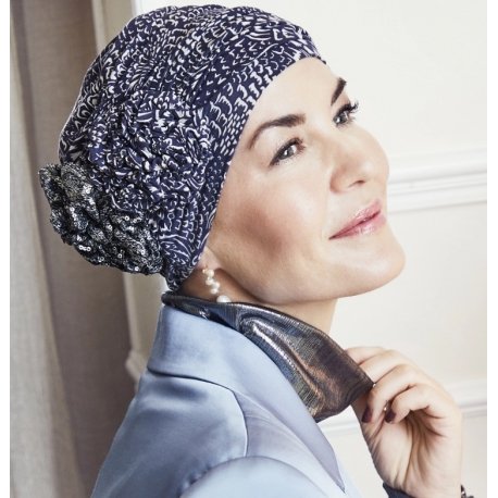 TURBAN FASHION MARINEA SILVER